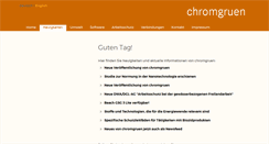 Desktop Screenshot of chromgruen.com